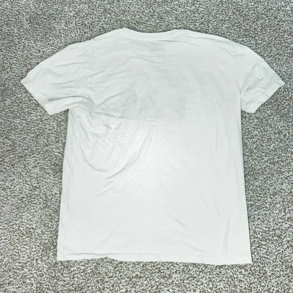 North Face Shirt Mens‎ Medium White Mountain Graphic Tee T Outdoor Hiking Casual